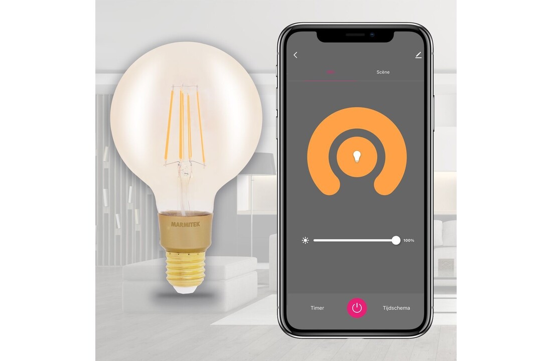 Marmitek Glow LI - Slimme filament lamp E27 - Slimme lamp