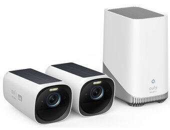 Eufy eufyCam 3 S330 2-Cam Kit (2 camera's + HomeBase 3) - Beveiligingscamera