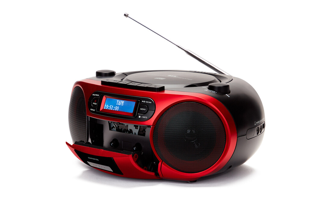 Aiwa BBTC-660DAB/RD Rood - Radio