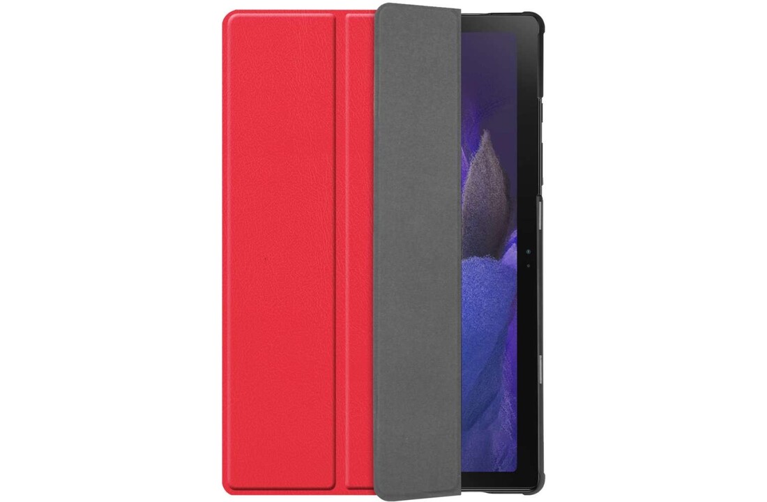 Just in Case Smart Tri-Fold Case - Samsung Galaxy Tab A8 - Rood - Beschermhoes