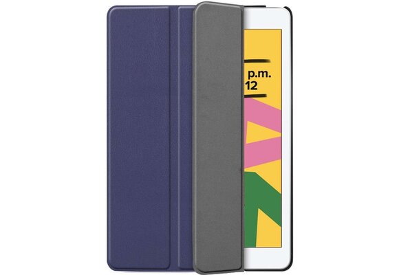 Just in Case Smart Tri-Fold Case - Apple iPad 10.2 - Blauw - Beschermhoes