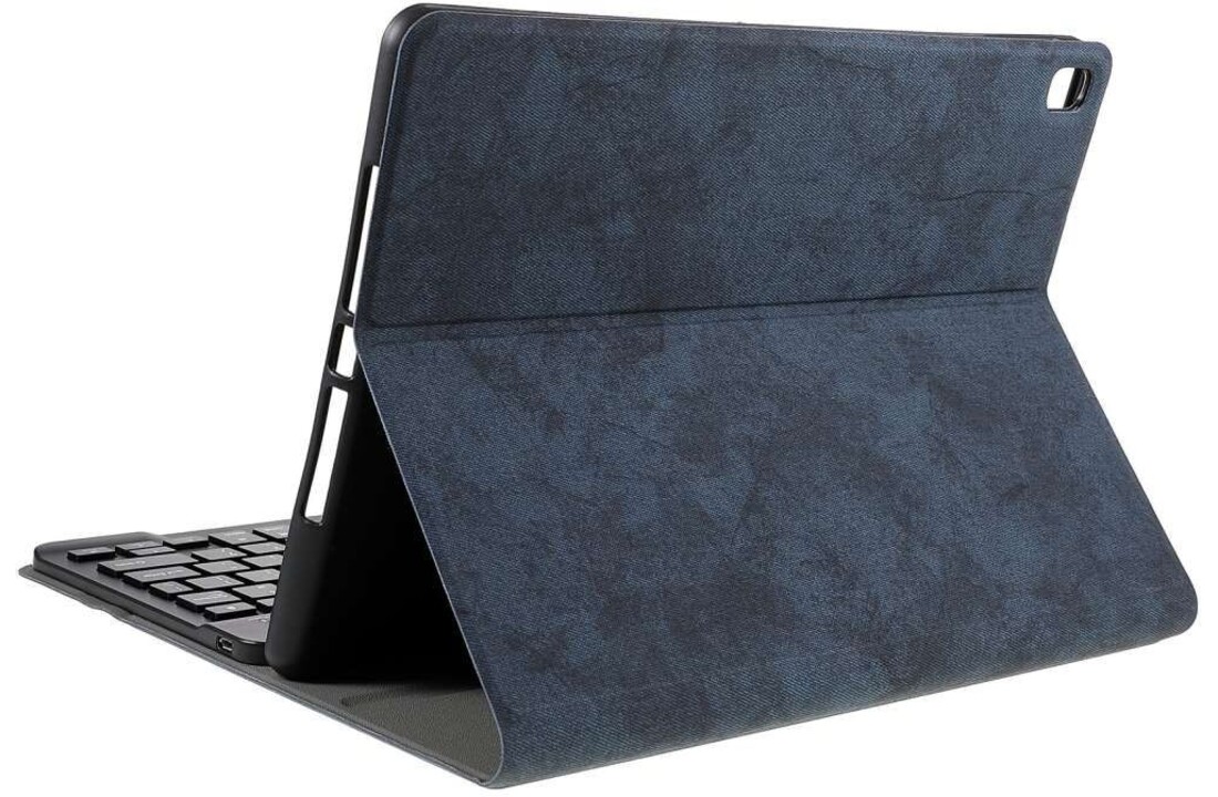 Just in Case Vintage Bluetooth Keyboard Cover - Apple iPad 10.2 - Zwart - Beschermhoes