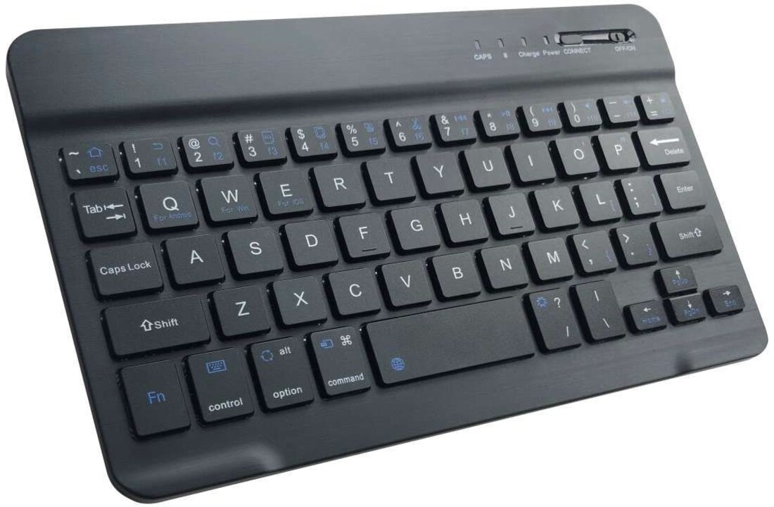 Just in Case Vintage Bluetooth Keyboard Cover - Apple iPad 10.2 - Zwart - Beschermhoes