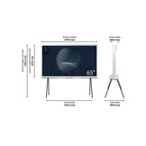 Samsung The Serif QLED 4K 65LS01B Cloud White (2023) - QLED TV