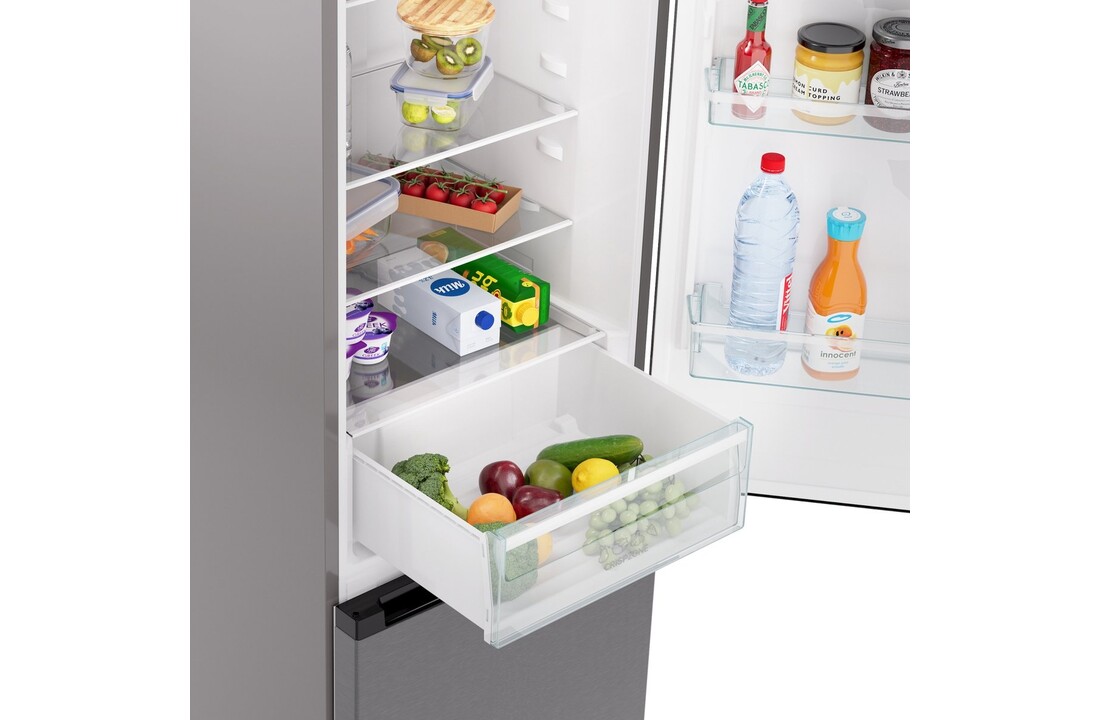 ETNA KCV285NRVS - Koel-vriescombinatie