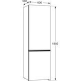 ETNA KCV285NRVS - Koel-vriescombinatie