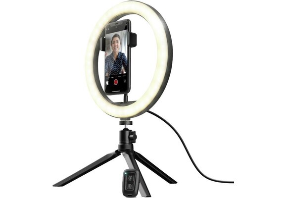 Trust Maku Vloggingkit ringlamp