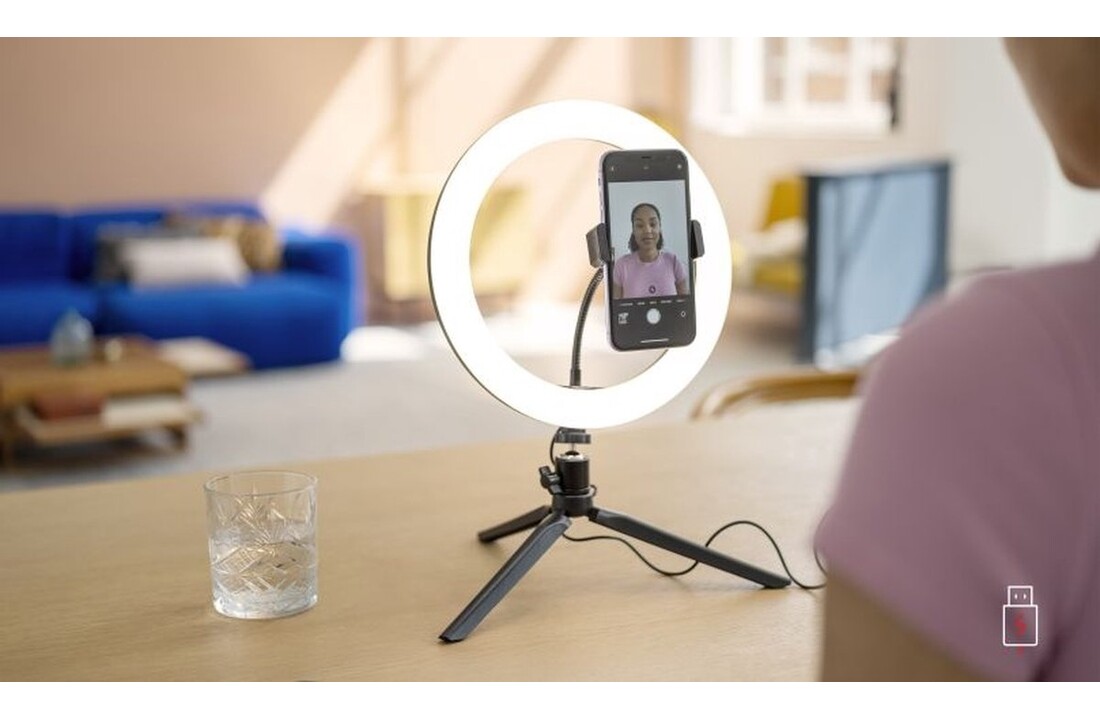 Trust Maku Vloggingkit ringlamp
