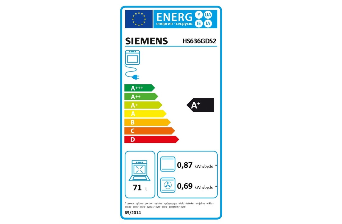 Siemens HS636GDS2 - Combi stoomoven