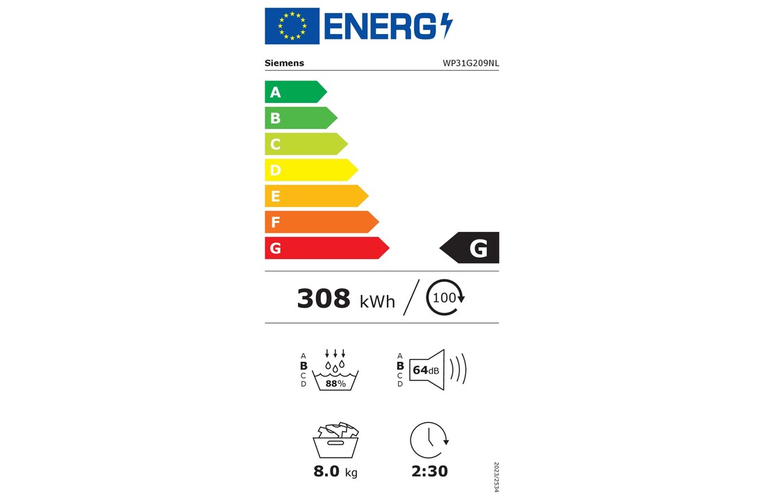 Siemens WP31G209NL - Condensdroger