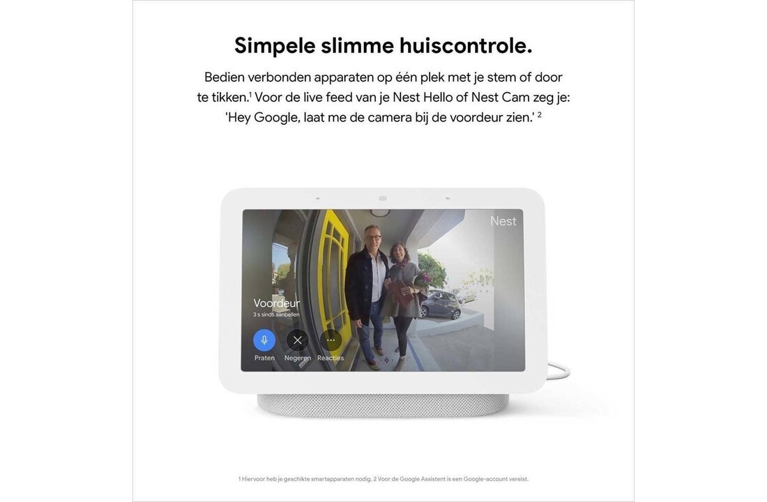 Google Nest Hub 2 Charcoal (GA01892-FR) - Smart Home systeem