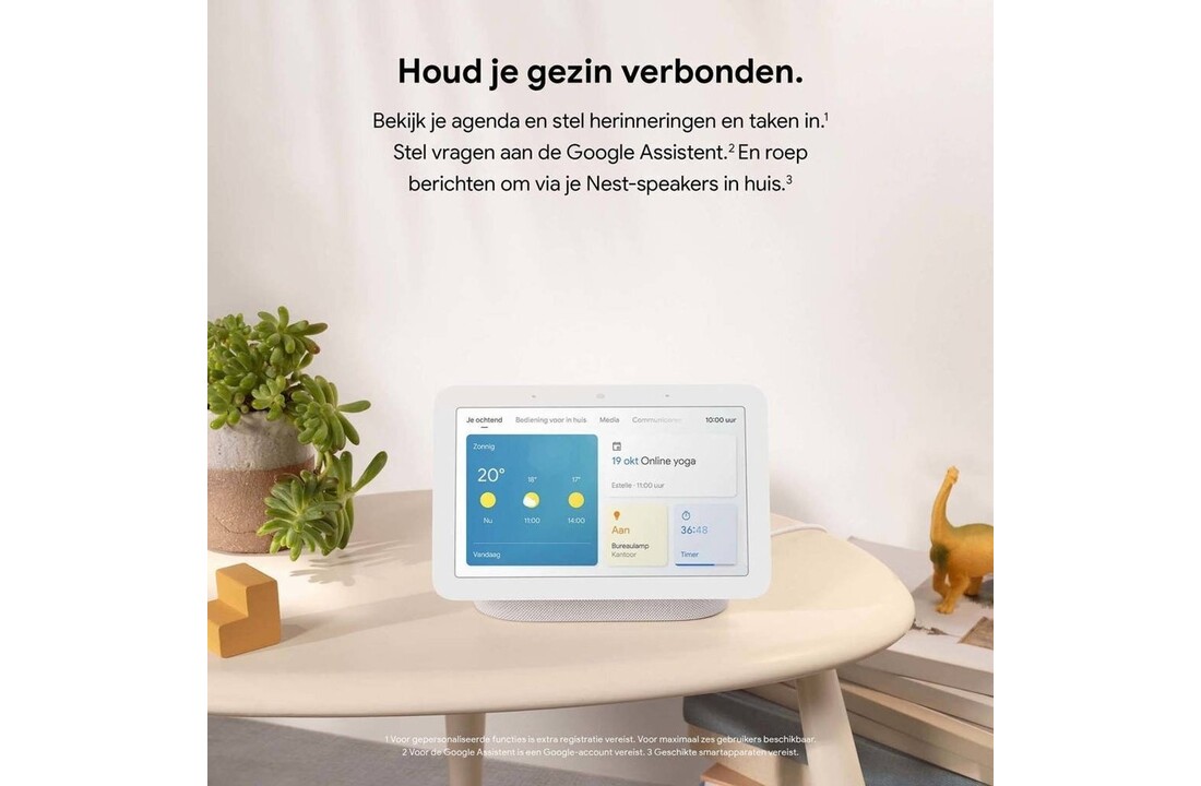 Google Nest Hub 2 Charcoal (GA01892-FR) - Smart Home systeem