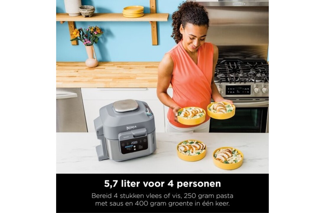 Ninja ON400EU Speedi Rapid Cooker en Airfryer - Hetelucht friteuse