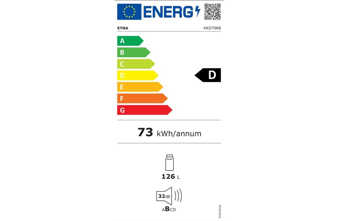 ETNA KKD7088 - Inbouw koelkast