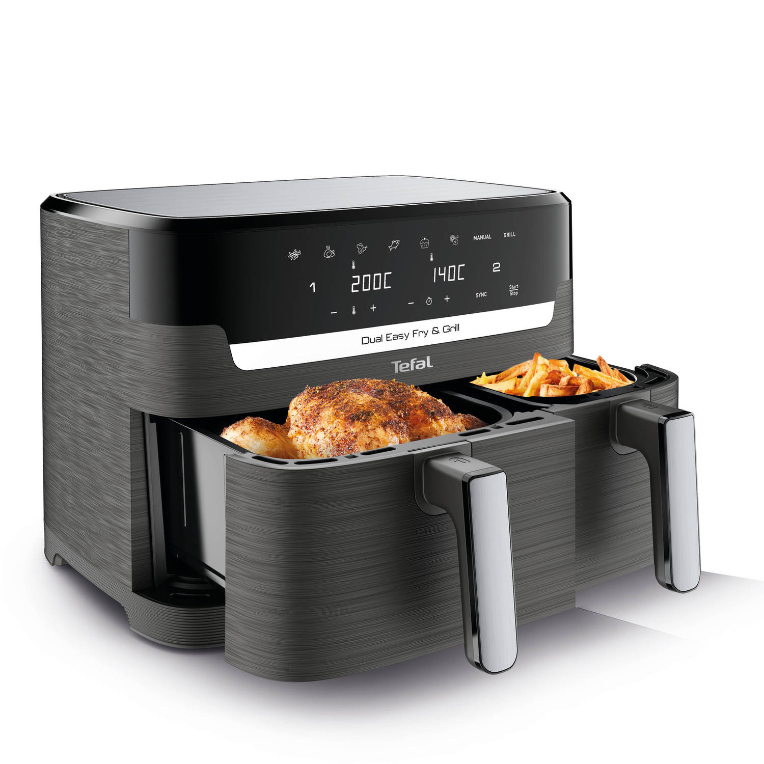 Tefal Easy Fry & Grill Dual EY905D 8.3L XXL - Hetelucht friteuse