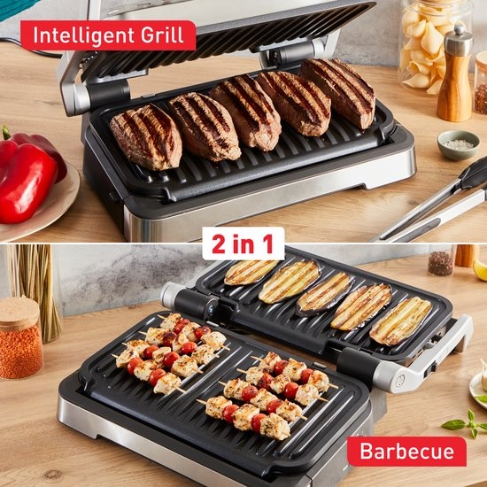 Tefal OptiGrill 2in1 XL GC782D - Contactgrill