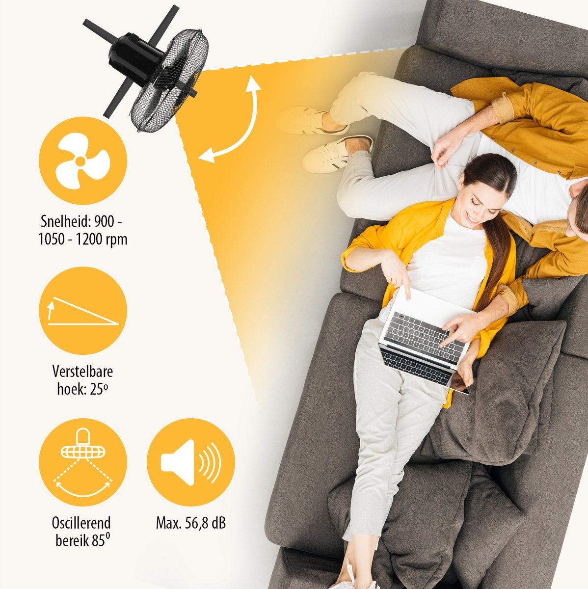 Tristar VE-5756 - Staande ventilator