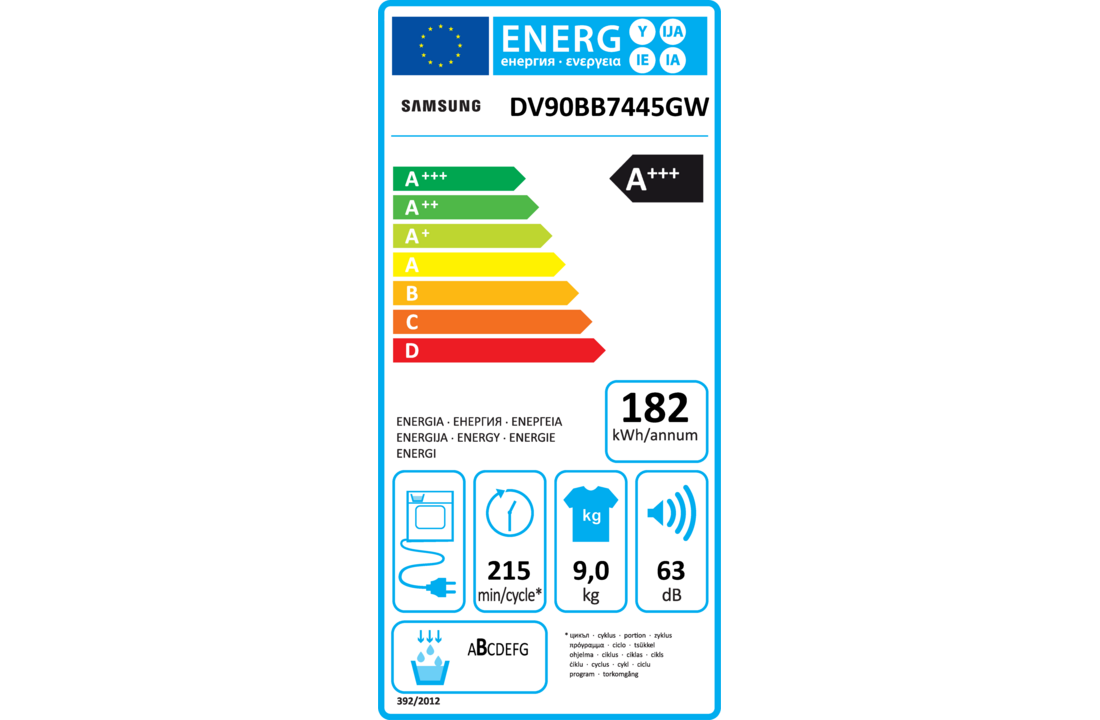 Samsung DV90BB7445GWS2 - Warmtepompdroger