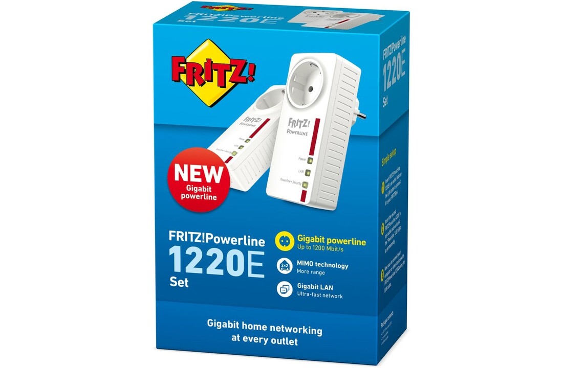 AVM FRITZ!Powerline 1220E Set - Powerline adapter