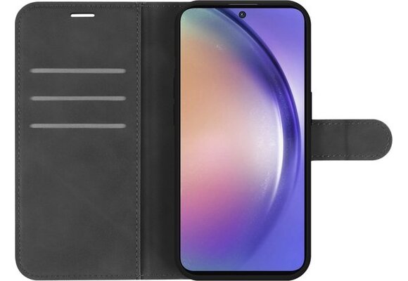 Just In Case Samsung Galaxy A55 Premium Wallet Zwart - Beschermhoes