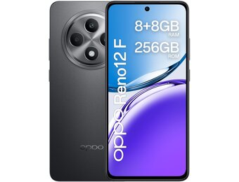 OPPO Reno12F 256GB Grijs - Mobiele telefoon