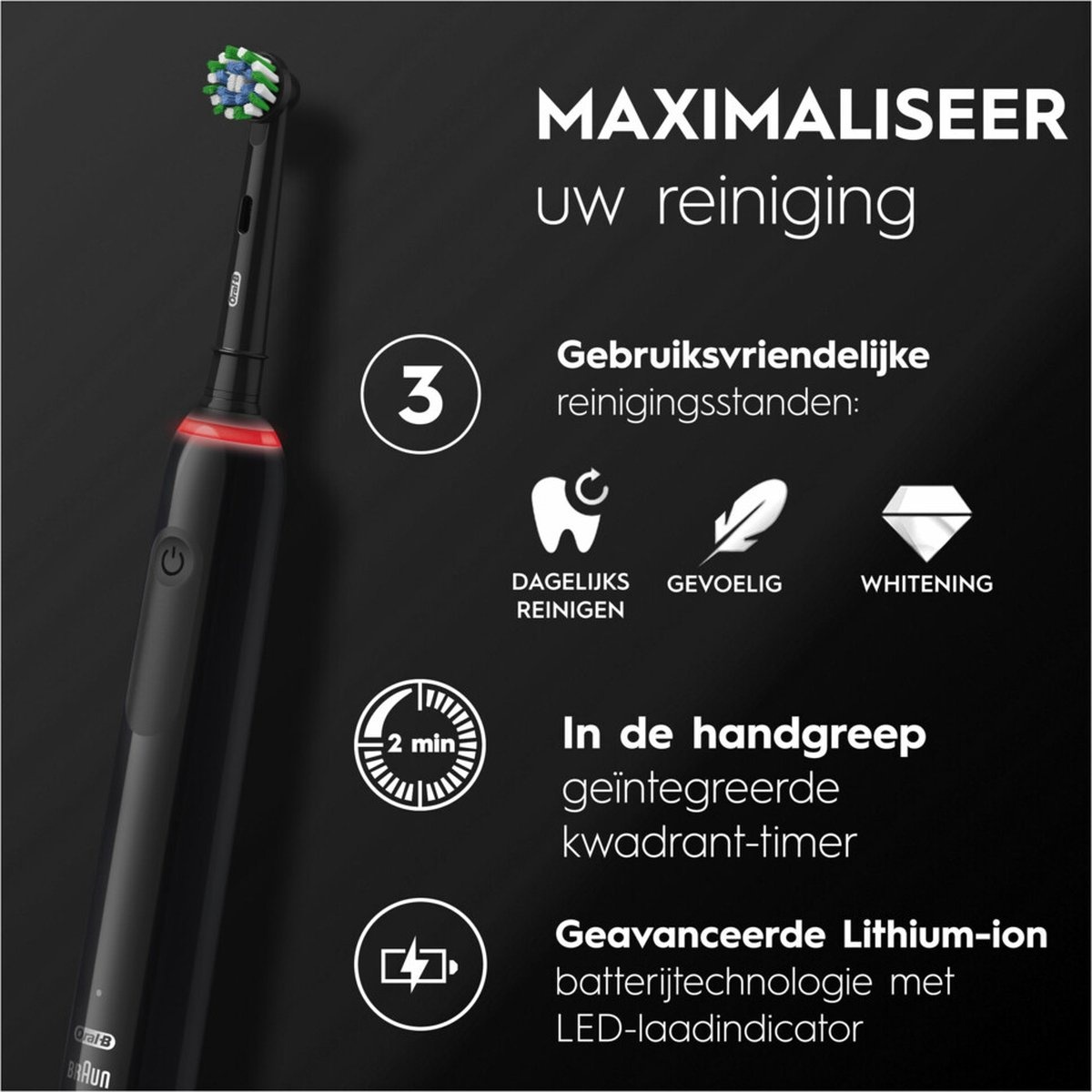 Oral-B Pro 3 3900 Duo - Elektrische tandenborstel