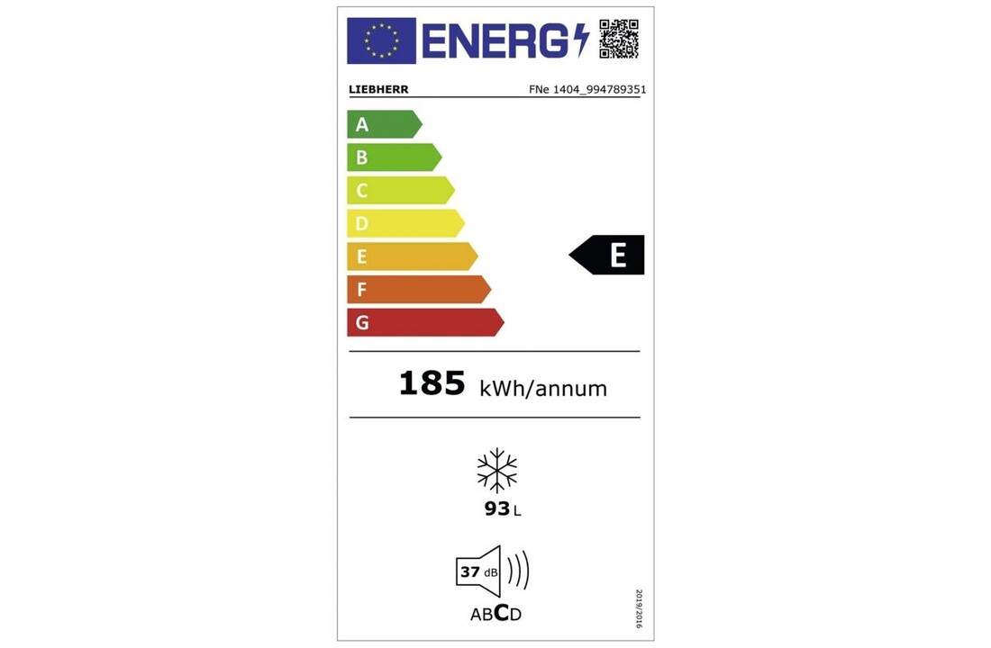 Liebherr FNe 1404-20 Pure - Tafelmodel vriezer