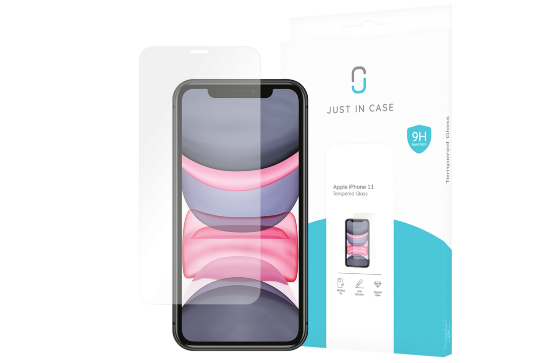 Just in Case Apple iPhone 11 Tempered Glass - Screenprotector