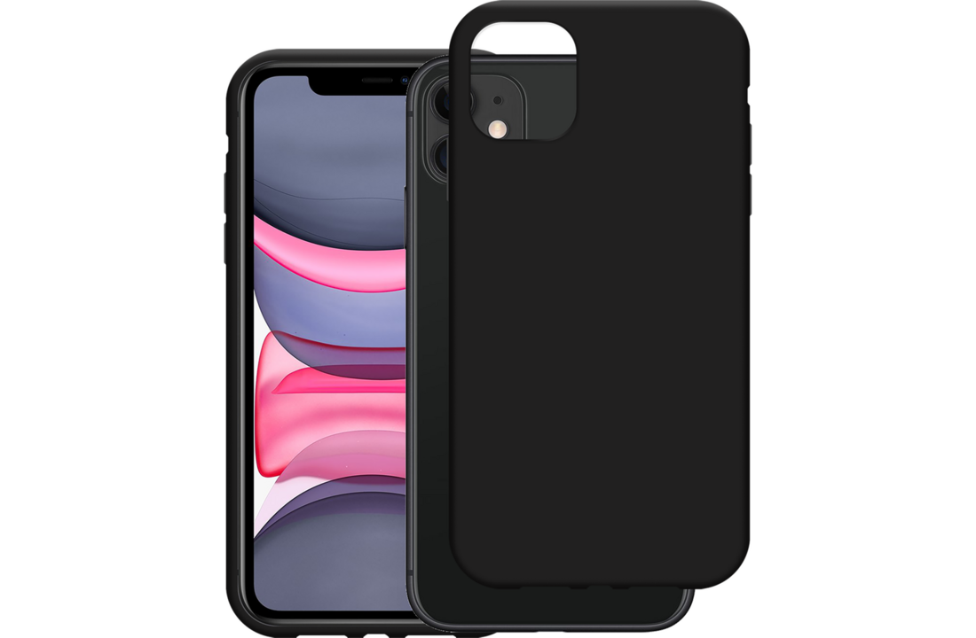 Just in Case iPhone 11 Soft TPU Case Zwart - Beschermhoes