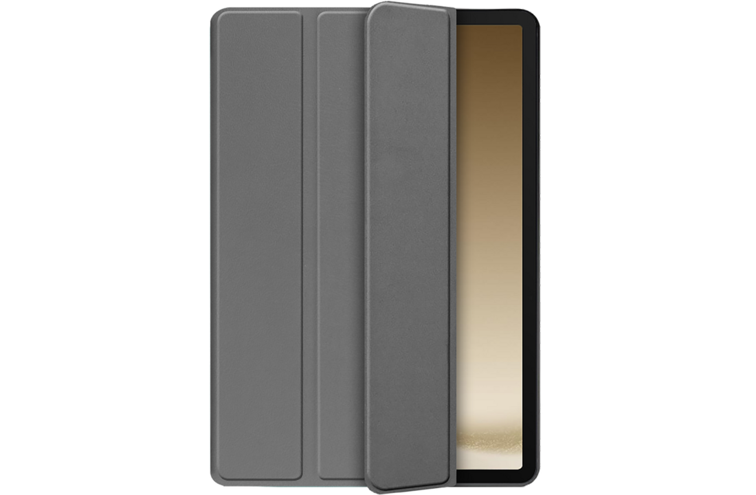 Just in Case Samsung Galaxy Tab A9+ TriFold Smart Book Case Grijs - Beschermhoes