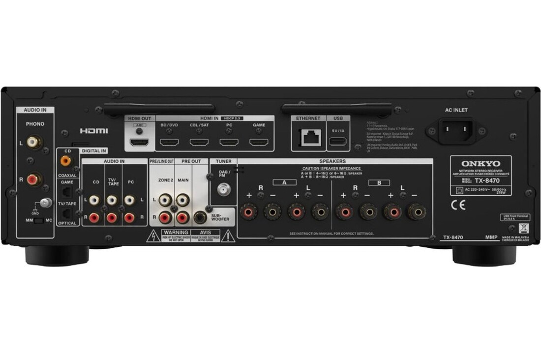 Onkyo TX-8470 - Receiver