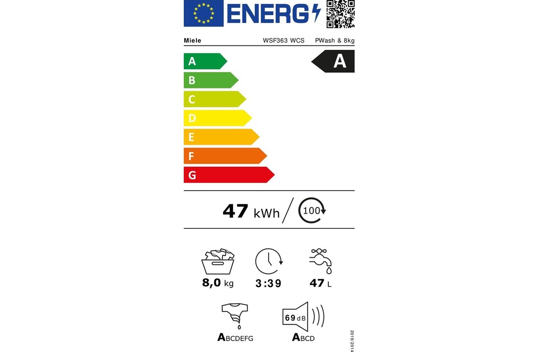 Miele WSF 363 WCS PowerWash - Wasmachine