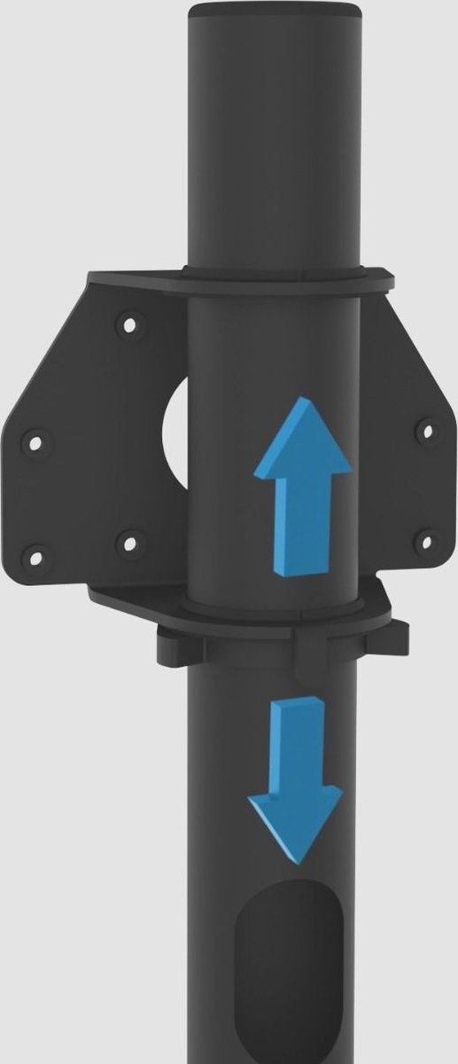 Cavus ELLIPS Vloerstandaard Zwart