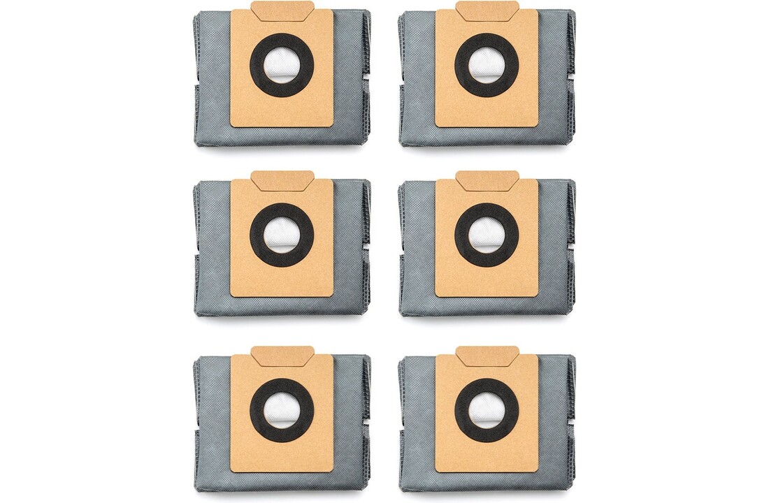 Eufy antibacteriële en geurverdrijvende stofzak voor X8 Pro-serie + X10 (6 stuks) - Stofzuigerzakken