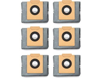 Eufy antibacteriële en geurverdrijvende stofzak voor X8 Pro-serie + X10 (6 stuks) - Stofzuigerzakken