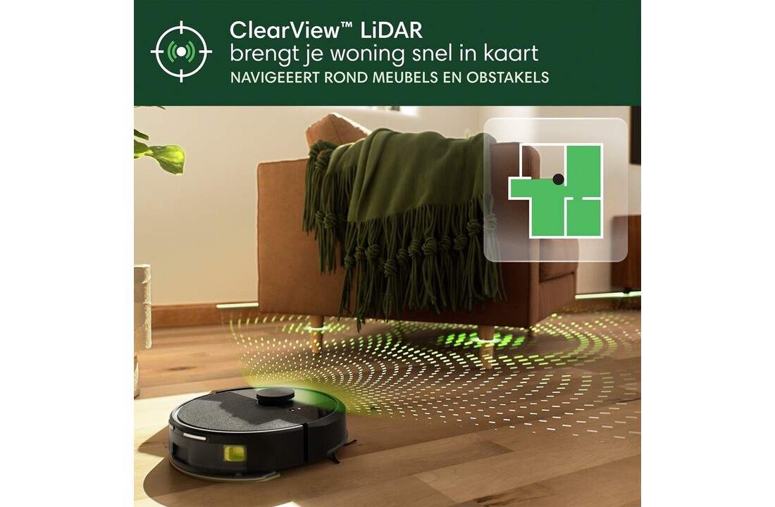 iRobot Roomba 105 Combo Black + AutoEmpty - Robotstofzuiger
