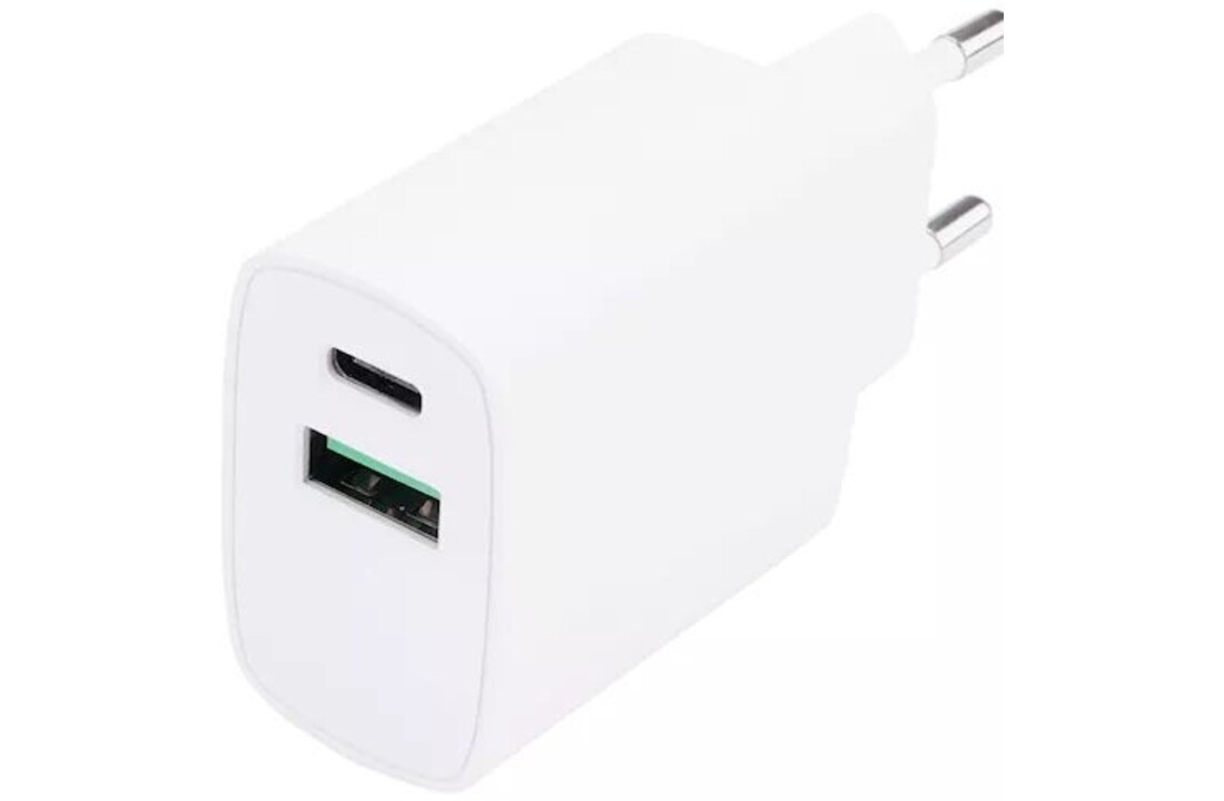 Musthavz thuislader USB-A+USB-C Wit