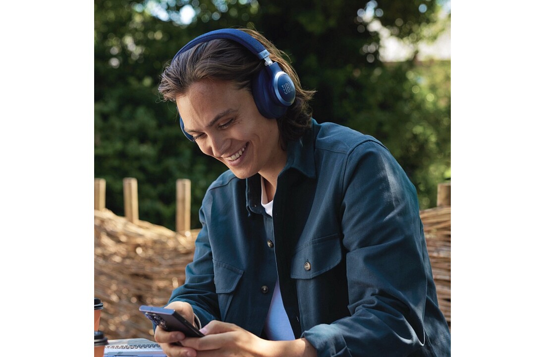 JBL Live 770NC Blauw - Draadloze koptelefoon