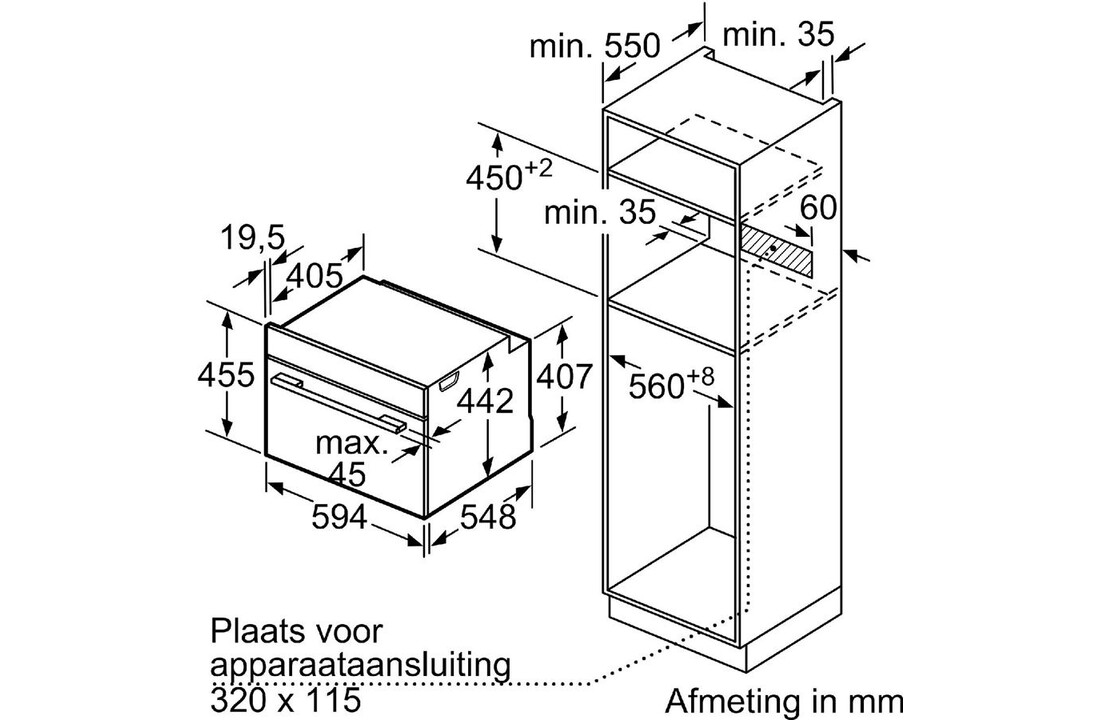 Siemens CS736GCB1F IQ700 extraKlasse - Inbouw oven