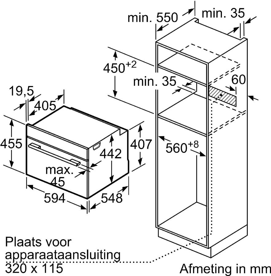 Siemens CS736GCB1F IQ700 extraKlasse - Inbouw oven