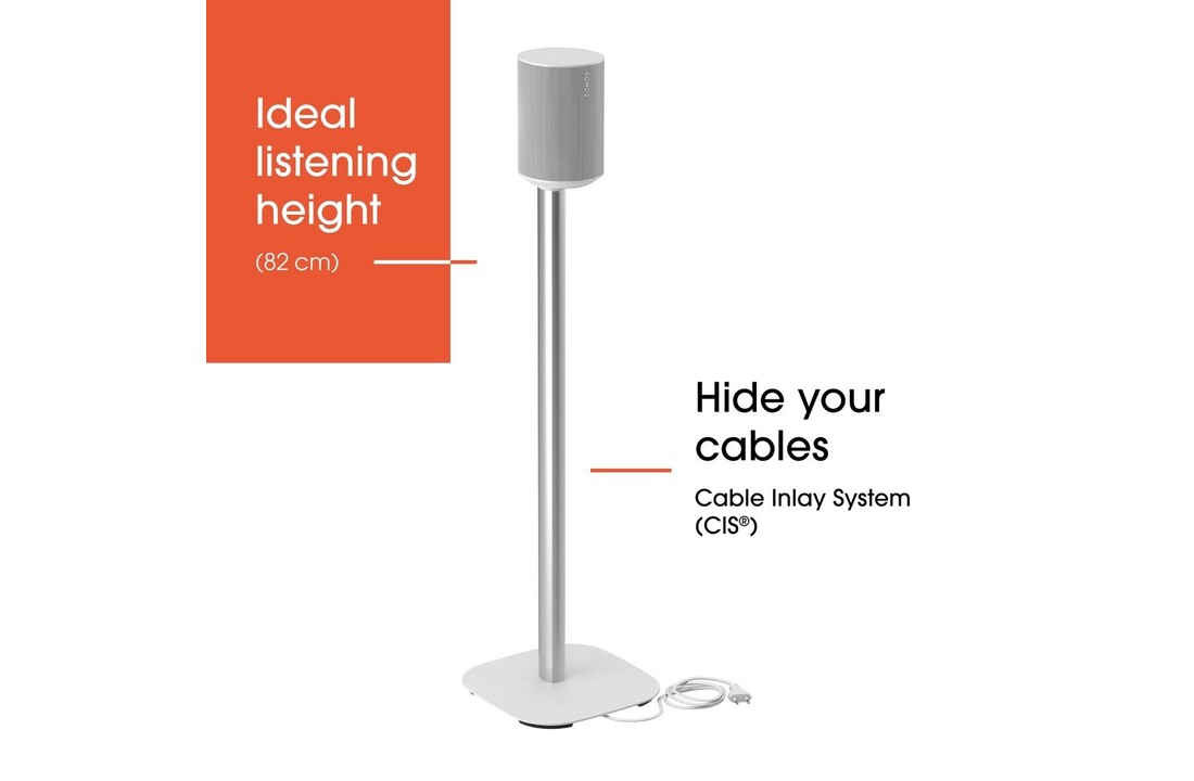 Vogel's SFS 4113 voor Sonos Era 100 Wit - Speakerstandaard