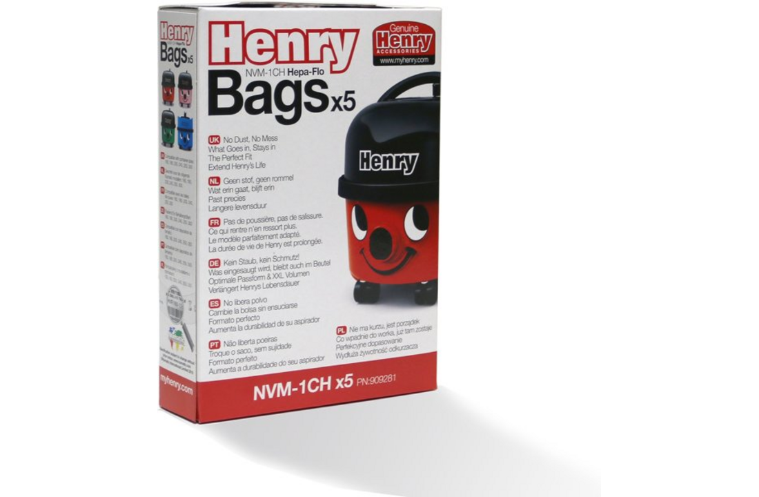 Numatic NVM1CH5PAK9ltr - 5 zakken - Stofzuigerzakken