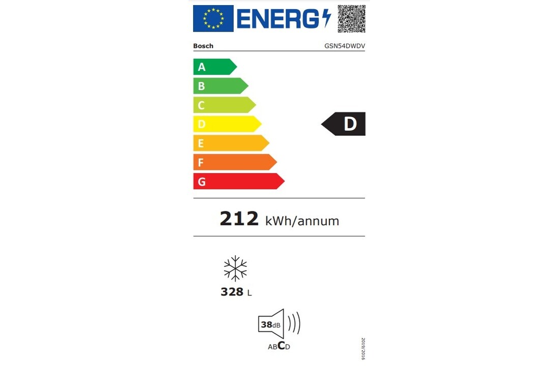 Bosch GSN58DWDV  - Vrieskast