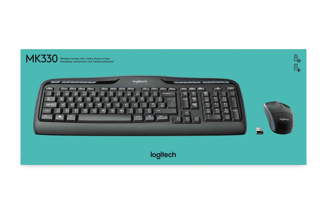 Logitech MK330 Wireless Combo - Toetsenbord