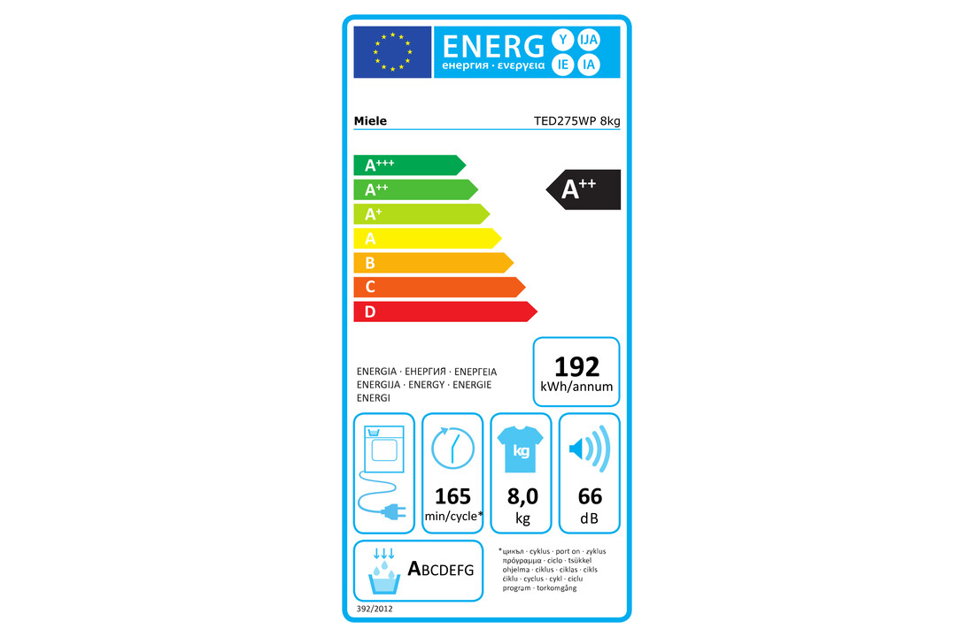 Miele TED 275 WP - Warmtepompdroger
