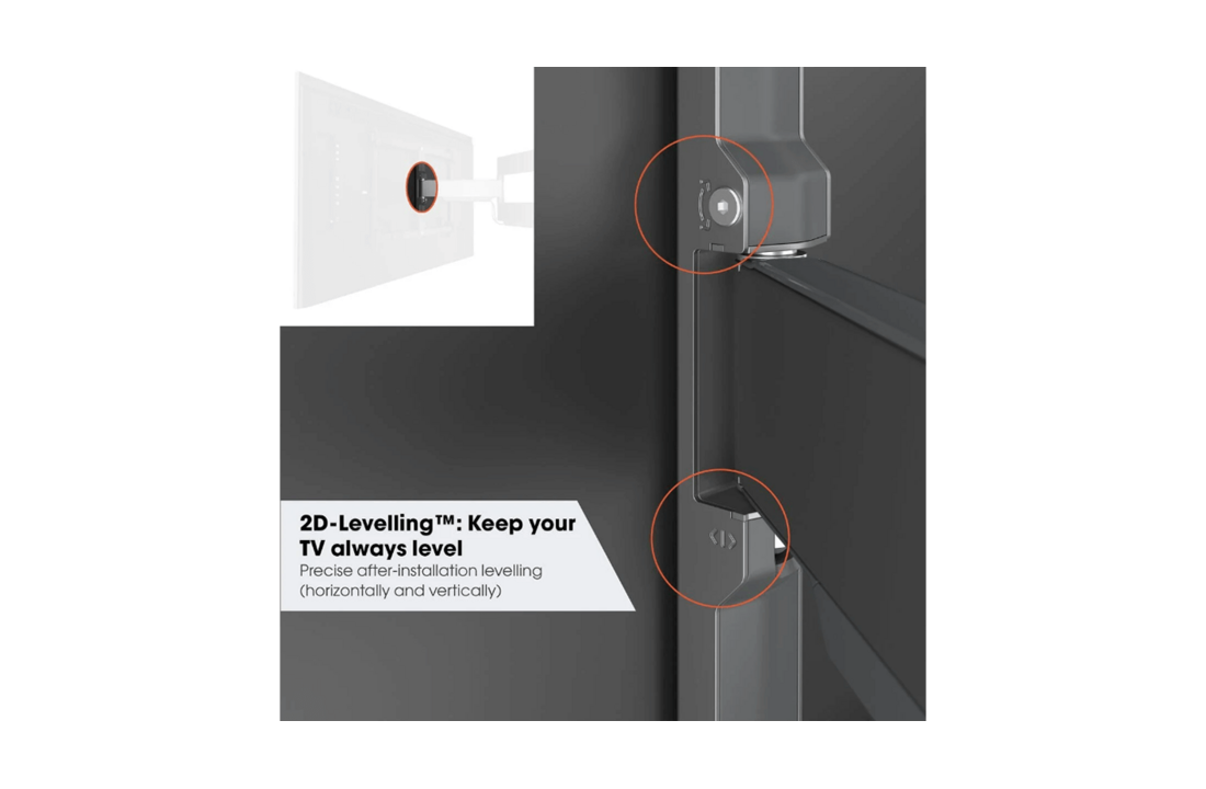 Vogel's TVM 5845 55 -100 inch zwart Draaibare tv-beugel - TV muurbeugel