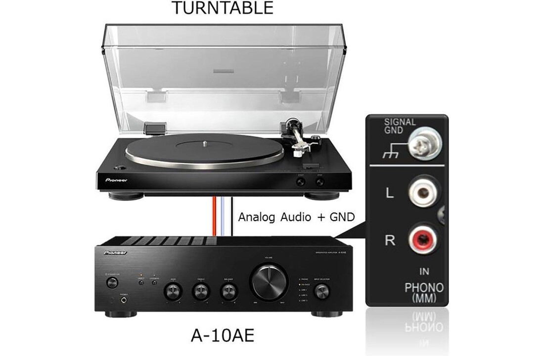 Pioneer A-10AE Zwart - Versterker