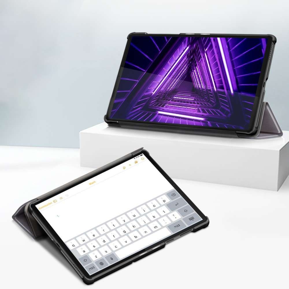 Just in Case Smart Tri-Fold Case - Lenovo M10HD - Grijs - Beschermhoes