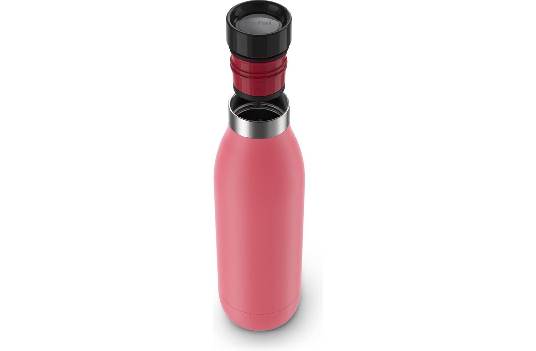 Tefal Bludrop Basic 0,5L RVS/Koraal - Drinkfles