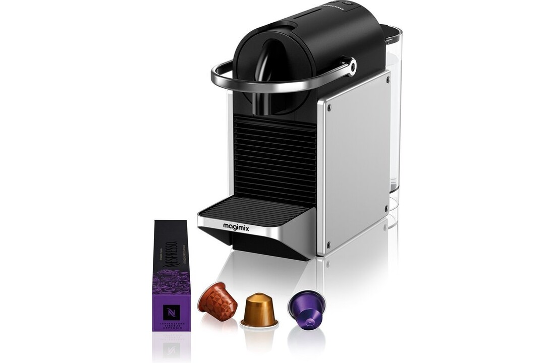 Magimix Nespresso Pixie M113 Metaalgrijs - Koffiemachine
